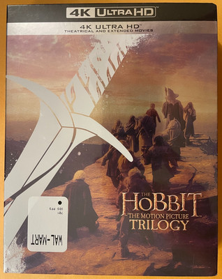 The Hobbit - The Motion Picture Trilogy - 4K Ultra HD Theatrical & Extended NEW