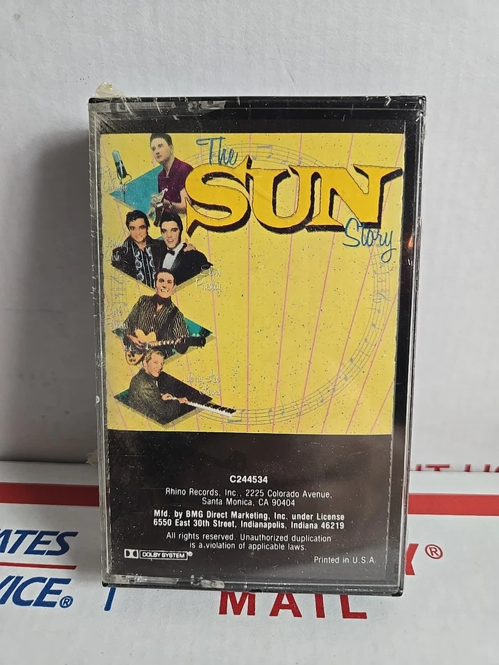 Elvis Johnny Cash Jerry Lee The Sun Story Cassette Tape Rock N Roll, NEW - Image 2 of 4