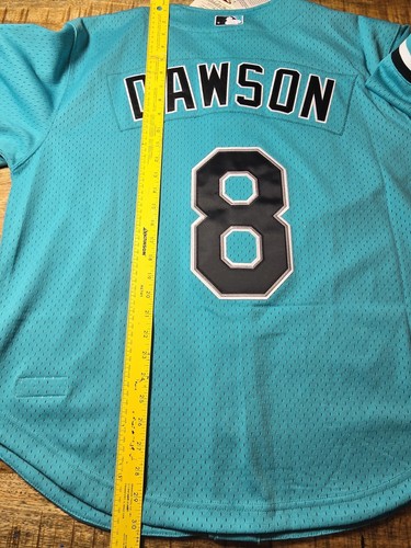 Authentic Andre Dawson 1995 Florida Marlins Mitchell & Ness Jersey Men’s Sz XL - Picture 12 of 15