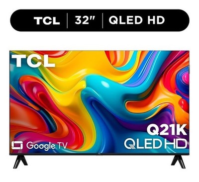 TCL 32'' Q21K Series (720p) HD QLED Smart TV Google TV HDR Bluetooth TV - 32Q21K
