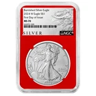 2024-W Burnished $1 American Silver Eagle NGC MS70 FDI ALS Label Red Core
