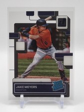 Jake Meyers (RC) 2022 Chronicles Clearly Donruss Rated Rookie BLUE /50 Astros 