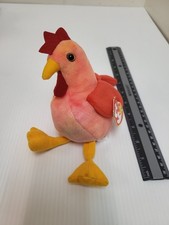 Ty Beanie Baby DOODLE The Rooster 4th Generation 3rd Tush Tag PVC 1996