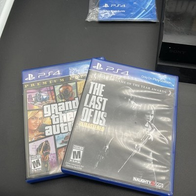 Sony PlayStation 4 500GB Game Console with GTA V and The Last of