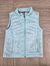 Columbia Vest Youth Size XS Light Blue Omni Heat Puffer Sportswear
