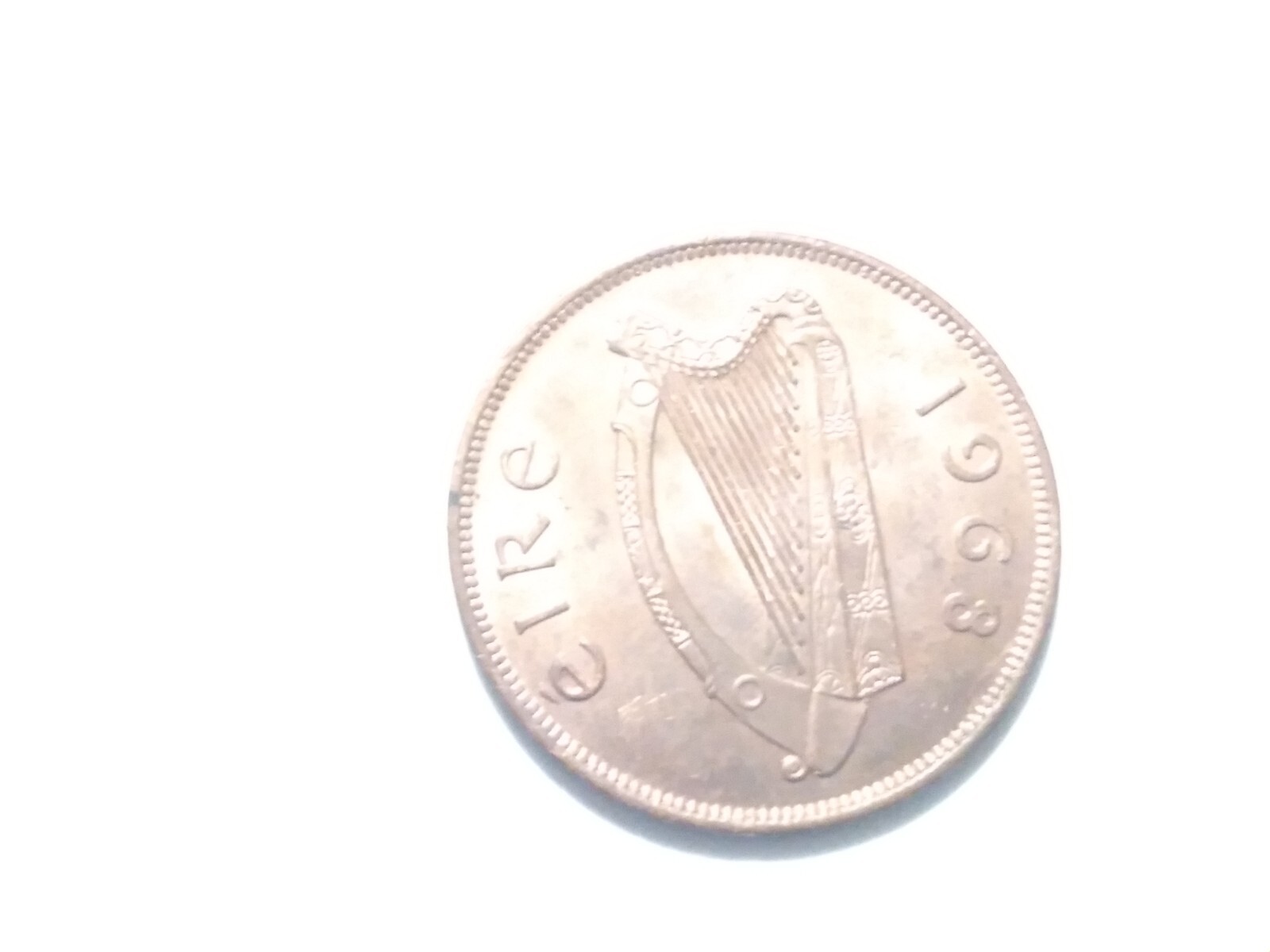 World Coin, Ireland, 1 Penny, 1968, Almost Uncirculated (1) Coin ...