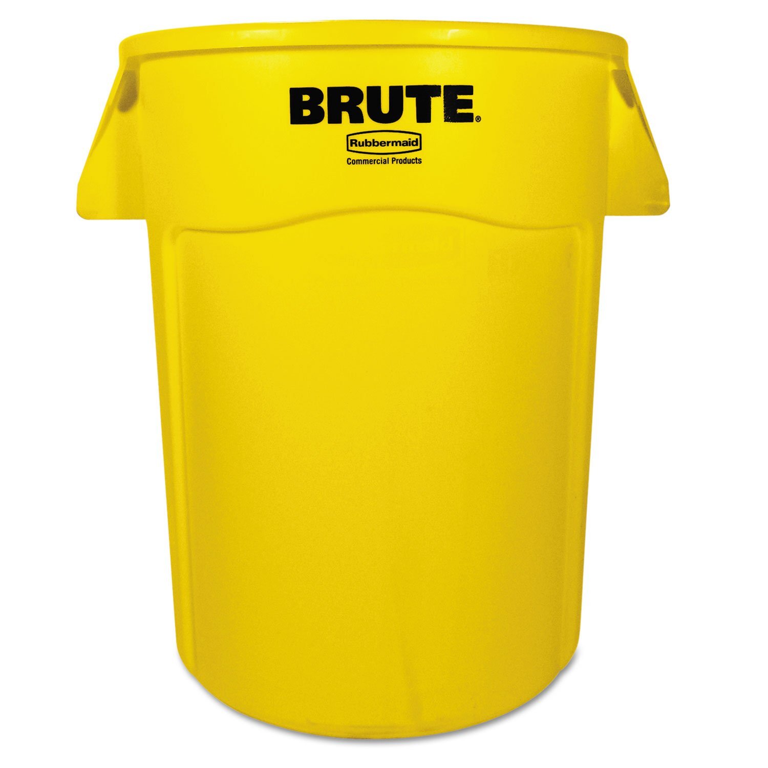 Commercial Products BRUTE Heavy-Duty Trash Can - 44 Gallon, Yellow