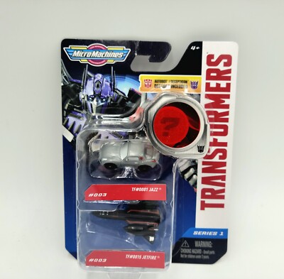 Micro Machines Transformers Serie 1 #003 TF#001 JAZZ #0015 JETFIRE Decode Secret