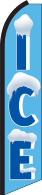 Ice Swooper Flag Feather Super Bow Banner