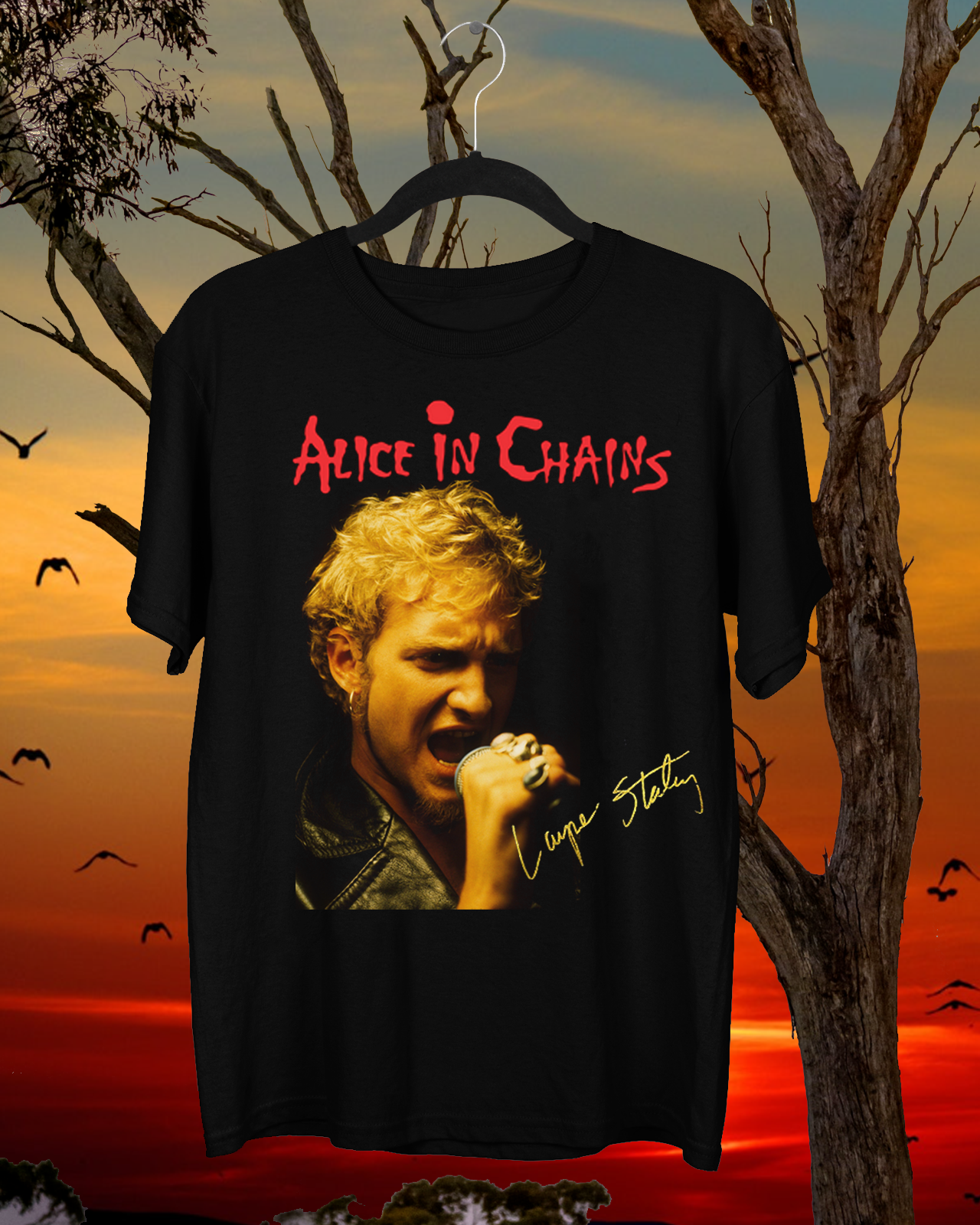 T-shirt Layne Staley Alice In Chains - Citation Grunge - Toutes Tailles (S-XXL) - Neuf