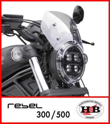 Jauge Compteur Kilométrique Anneau Aluminium Honda Rebel CMX500 CMX300 2020-2024 - Noir