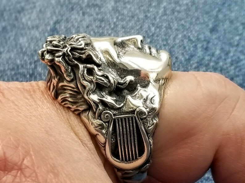 Apollo Ring Greek God Ring Apollo Ring In Sterling Silver 925