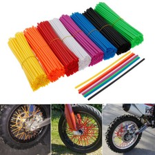72 Pezzi Copri Pelli a Raggi Moto Sporca Bici Avvolge Protezione Cerchi Ruota 