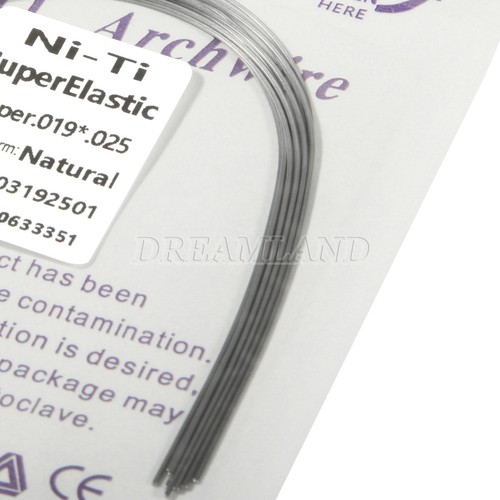 Confezione 10 Filo Arco Niti Super Elastico Ortodontico Rettangolare Natura SKYSEA Dentale - Foto 31 di 35