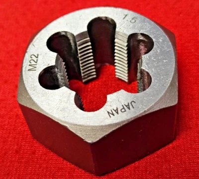 Alfa M22 X 1.5 22MM RH Metric 1.6" Hex Rethread Die MHD70777