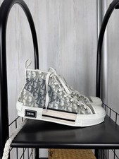 Dior B23 Monogram White Hi-Top sneakers