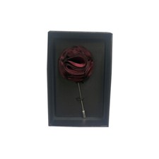 New in box Men's Suit brooch chest Rose flower lapel pin formal wedding Burgundy
