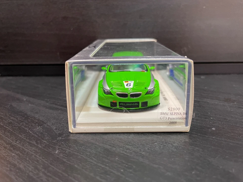 1/43 BMW ALPINA B6 GT3 PRESENTATION 2008 SPARK S2800 - Immagine 2 di 4