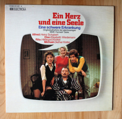 ''Ein Herz und eine Seele'' Hörspiel TV-Serie  Diether Krebs Vinyl LP Ekel Alfred