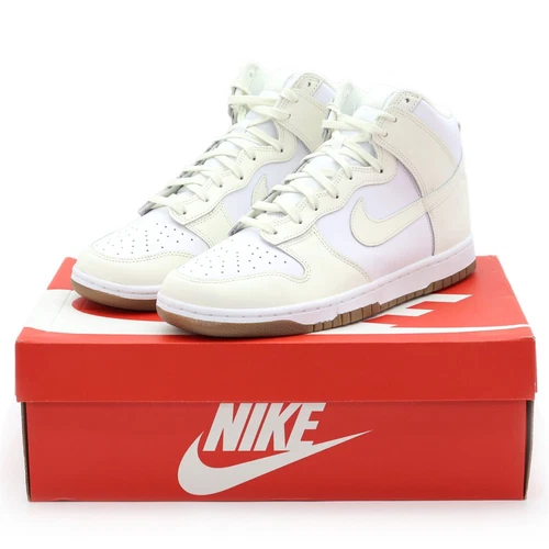 DD1869-109 Nike Dunk High Sail Gum White Medium Brown Cream Ivory (Damen)