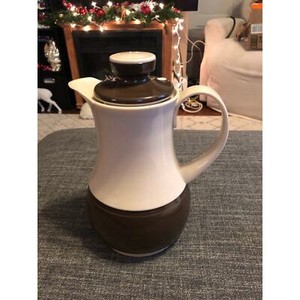 Vintage Thermos Beige/brown Coffee/Tea Carafe 40oz
