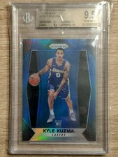 KYLE KUZMA 2017-18 PANINI PRIZM RC ROOKIE BLUE PRIZMS 138/199 BGS 9.5 GEM MINT 