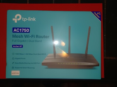 TP-Link Archer C7 1300 Mbps 4-Port Gigabit Wireless AC Router (Archer-C7)