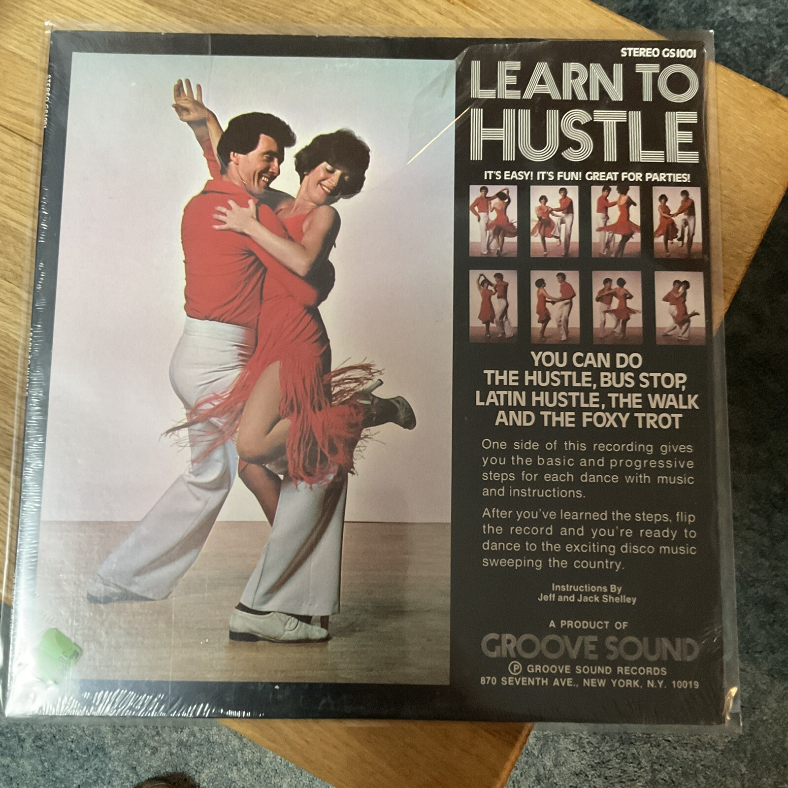 Learn To Hustle /Sealed/ Stereo/ Poly Album Sleeve(slight tear In shrink )
