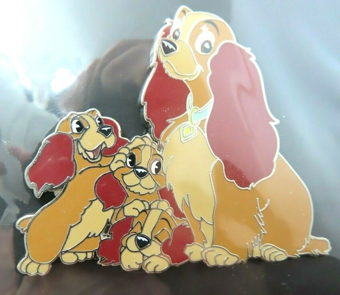 Disney Pin ACME Hot Art Lady with Puppies Silver Variant LE 500 #130275