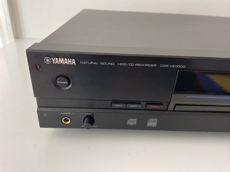 Yamaha CDR-HD1000 HDD/CD Recorder Black | eBay
