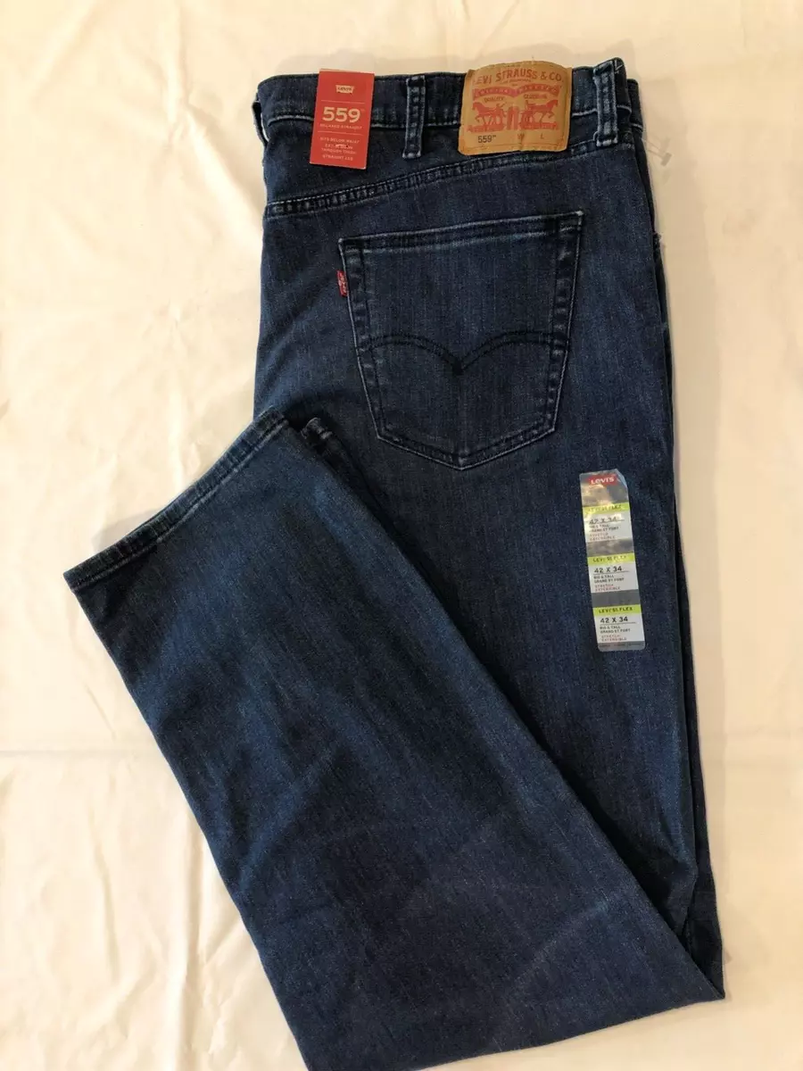 559™ Relaxed Straight Levi's® Flex Men's Jeans - Dark Wash