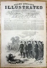 Original 1861-1865 Civil War pictorial Nwsp FRANK LESLIE'S ILLUSTRATED NEWSPAPER