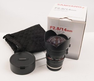 Samyang 14mm F/2.8 ED AS IF UMC Manual Focus Lens for Sony E Mount (4667BL)