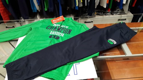 CHAMPION TUTA BAMBINO ACETATA - 3 COLORI | eBay