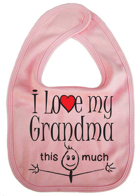 Inktastic I Love My Nanny Baby Bib Nannys Got Nannies Grandma - Foto 11