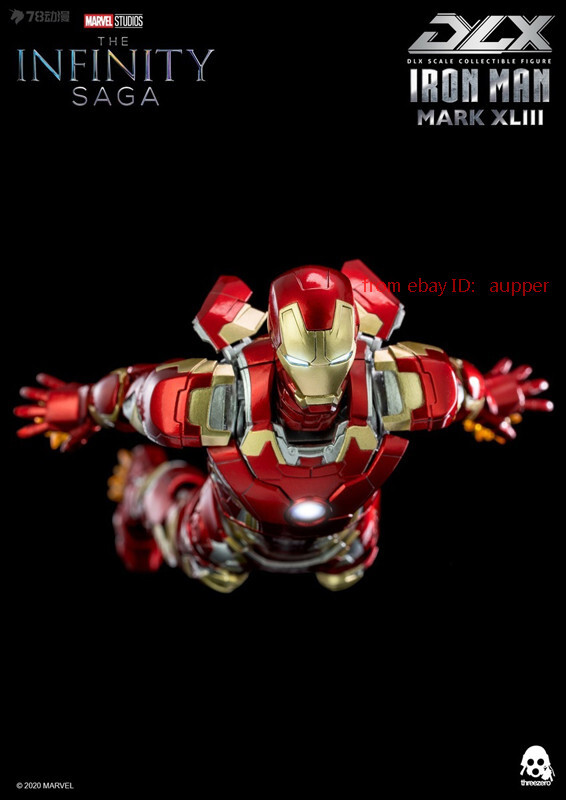 Threezero 3a Dlx Series Iron Man Mk43 Marvel Studios:The