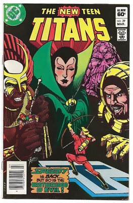 The New Teen Titans #29 (1983) Vintage Brother Blood vs. The Brotherhood of Evil