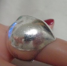 STERLING RING HEAVY VINTAGE MEXICAN RING 70'S SIZE 6