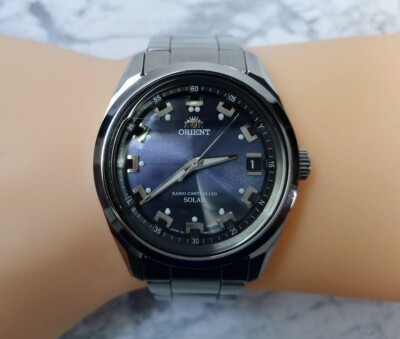 【新品】ORIENT NEO70's 腕時計 クオーツ WV0061SEブラック ORIENT Neo70's WV0061SE Solar Elegant Watch 100% Genuine JAPAN