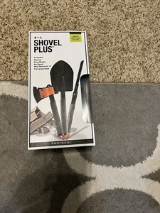 NEW! 4 in 1 Shovel Plus Set Protocol w/ Saw Blade, Ax Head, Nail Remover & Case