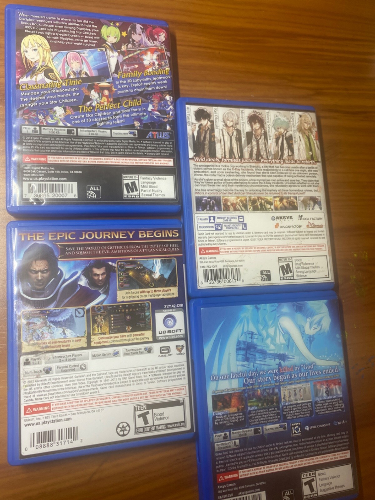 4 more random PlayStation PS Vita Games Lot tested eBay