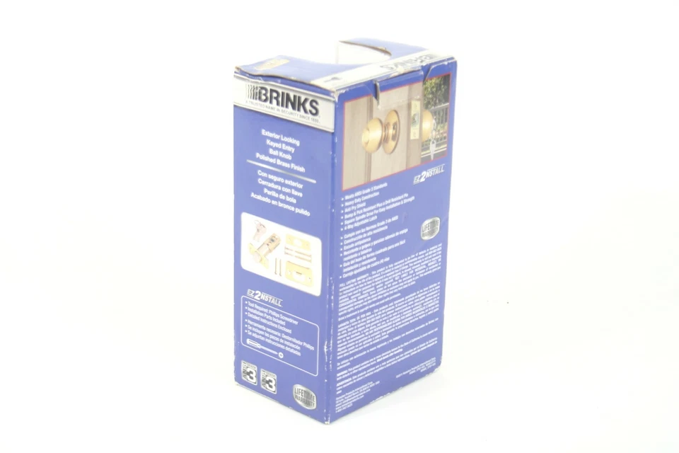 Латунная ручка с внешним замком Brinks - Изображение 3 из 3
