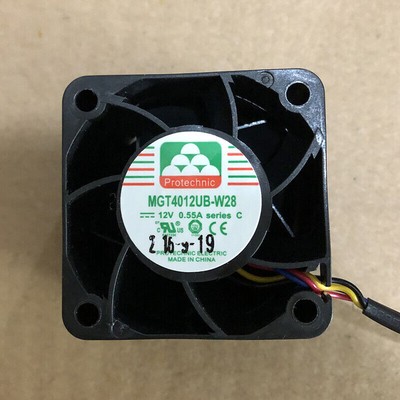1PCS MAGIC MGT4012UB-W28 12V 0.55A 4028 4CM PWM Temperature Control #E2