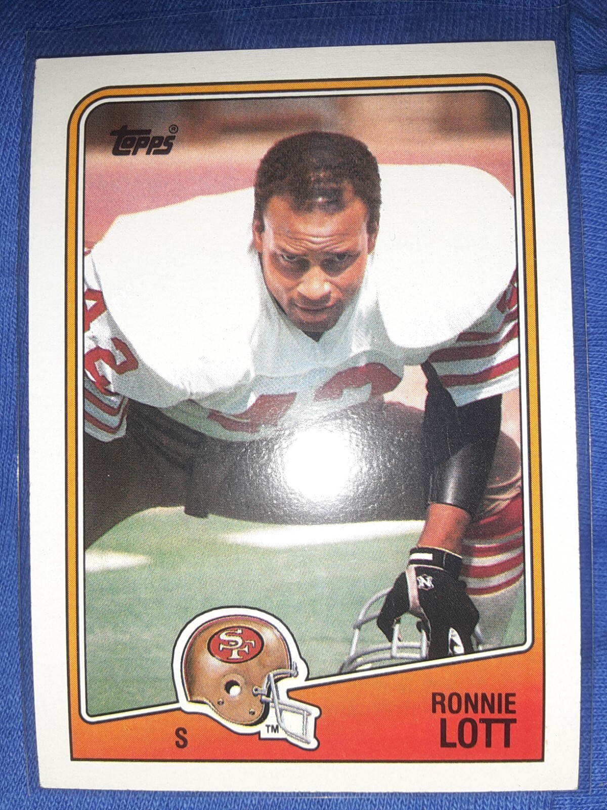 1988 Topps Football Ronnie Lott #51 San Francisco 49ers  MVP HOF