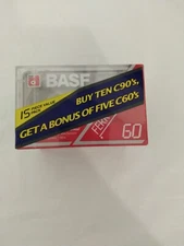 BASF Ferro Extra I  60Min 5 Pack  Blank Cassette Tapes Brand NEW SEALED.