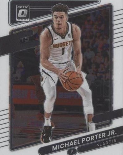2021-22 Panini Select #269 Michael Porter Jr. Blue Shimmer Prizms