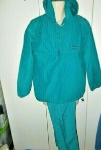 vtg patagonia anorak windbreaker snap rain pants jacket