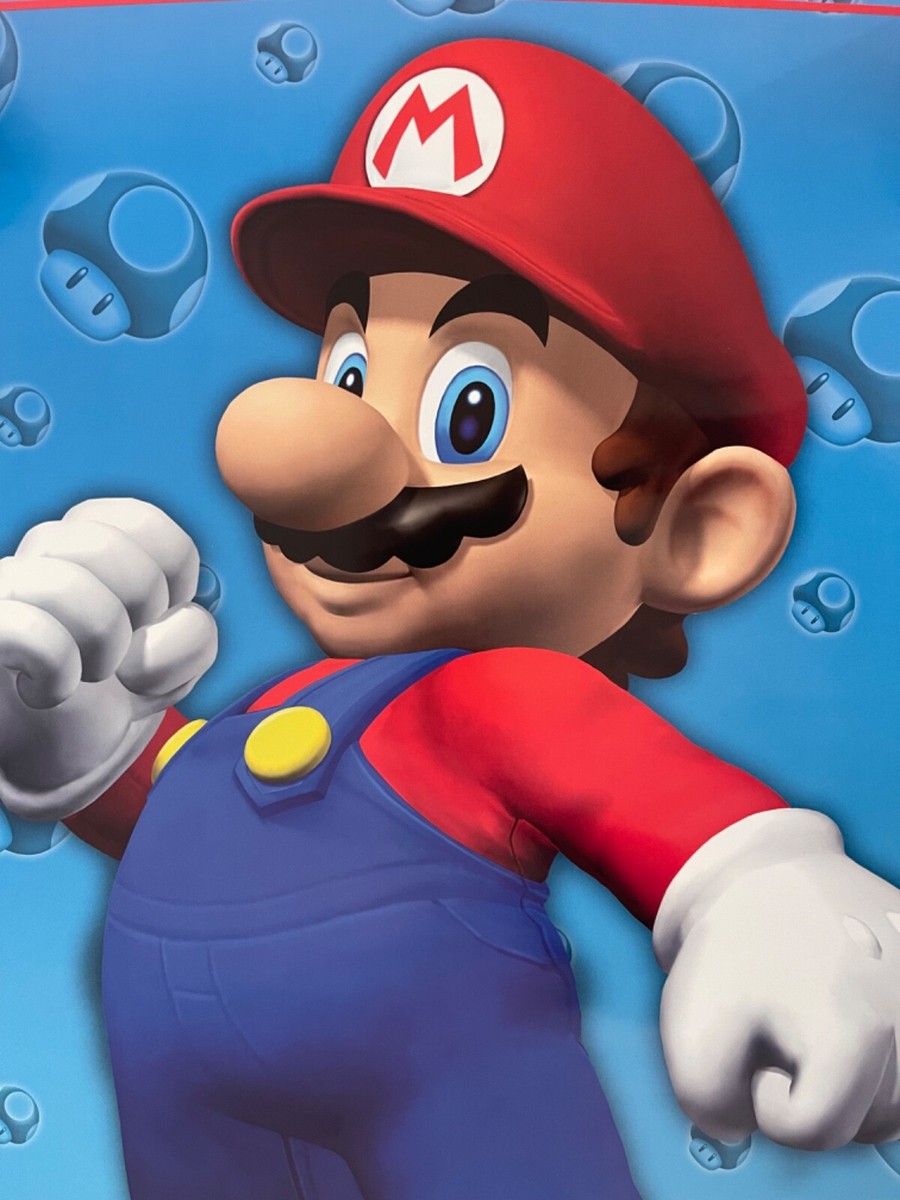 SUPER MARIO,NINTENDO,RARE OFFICIAL LICENSED 2007 POSTER | eBay