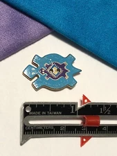 7353 - Laurel Burch Turtle Cold Pressed Enamel, BM Dill & Laurel Burch - 1-1/8"