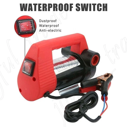 12V Diesel Transfer Pump 45L/Min Electric Car Oil Fuel Extractor Bowser Petrol - Picture 4 of 12